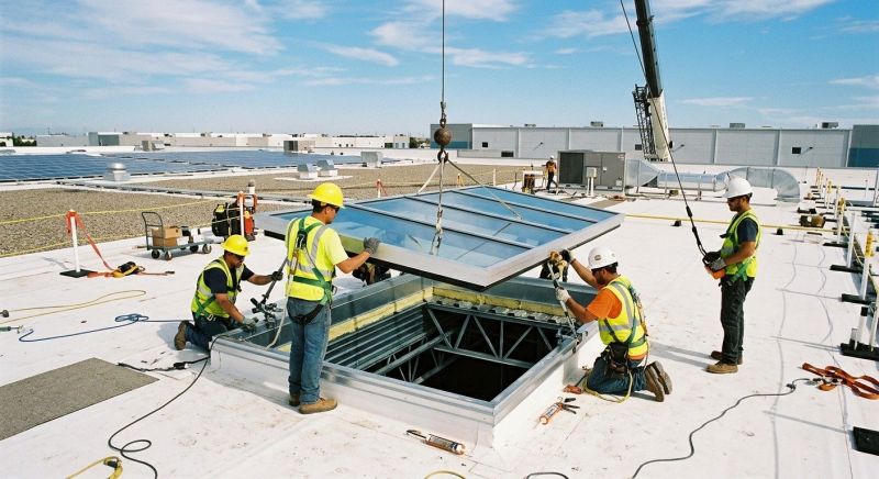 Commercial Skylight Renovation in Bellevue, WA