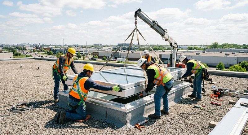 Commercial Skylight Renovation in Redmond, WA