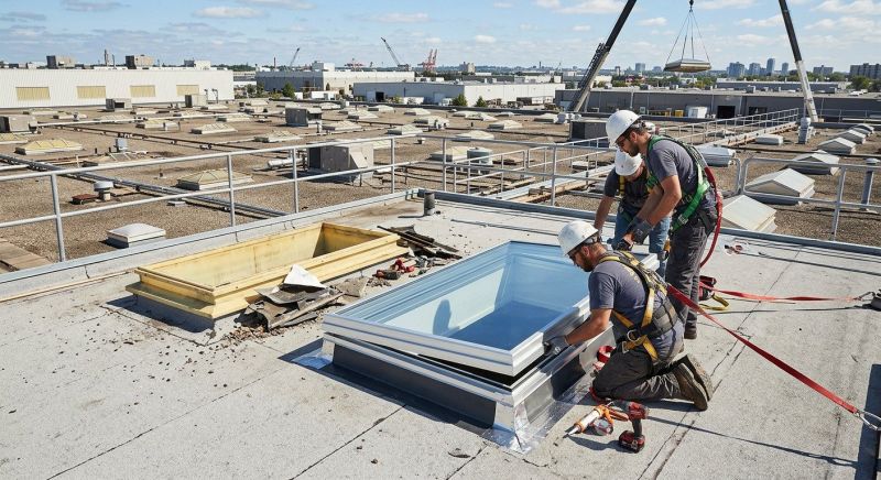 Commercial Skylight Renovation in Beaumont, TX