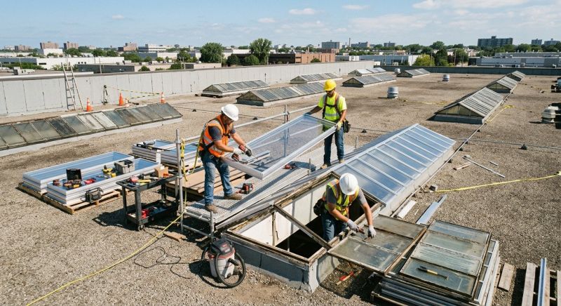 Commercial Skylight Renovation in Puyallup, WA