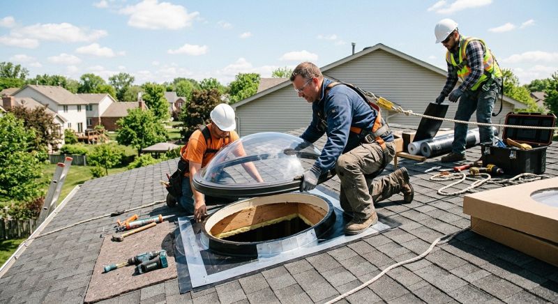 Dome Skylight Installation in Napa, CA
